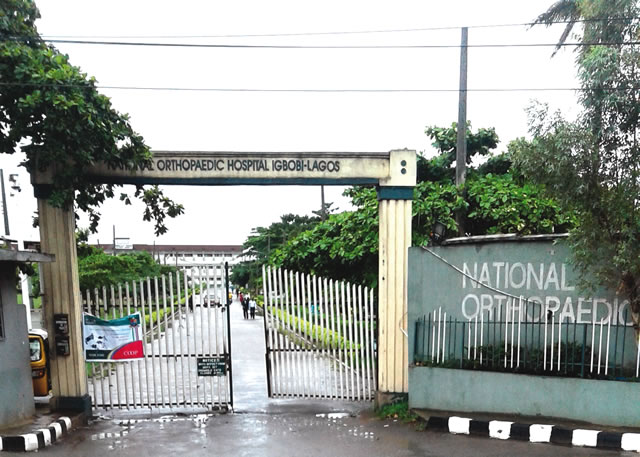 Aerial view of Federal College of Orthopaedic Technology, Igbobi, Lagos, showcasing the school gate