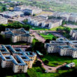 Covenant University campus in Ota, Ogun State, featuring modern academic buildings and well-maintained green spaces
