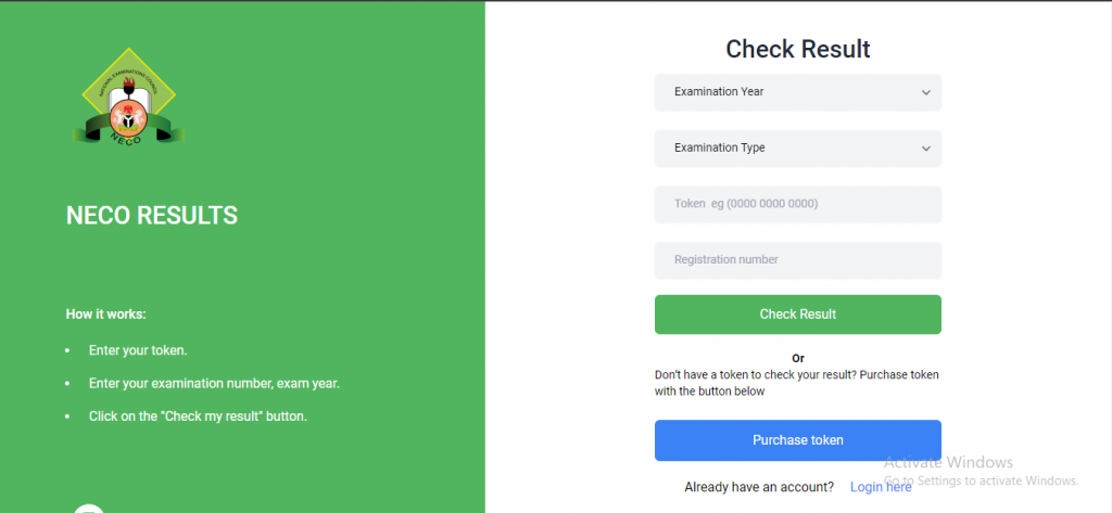 NECO Certificate Online Early