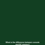 What is the difference between console and PC gaming?