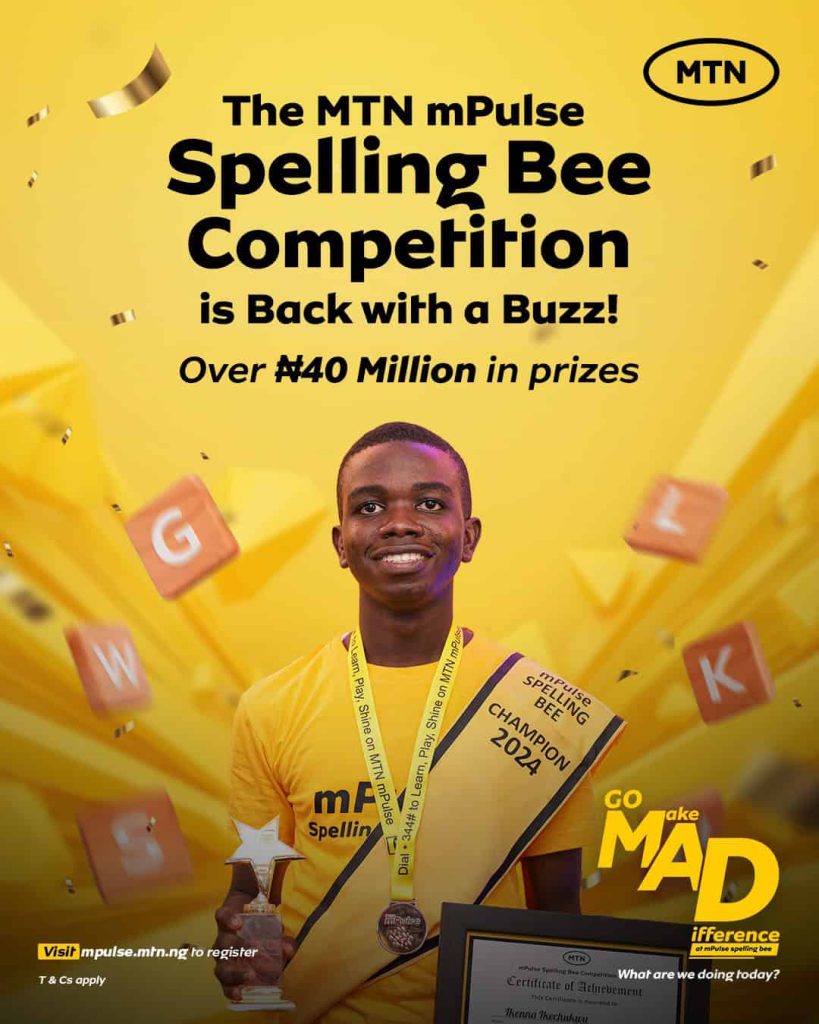 2025 MTN Spelling Bee Competition for Nigerian Students