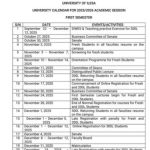 UNILESA releases approved academic calendar, 2025/2026