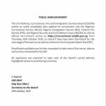 CDCFIB PUBLIC ANNOUNCEMENT