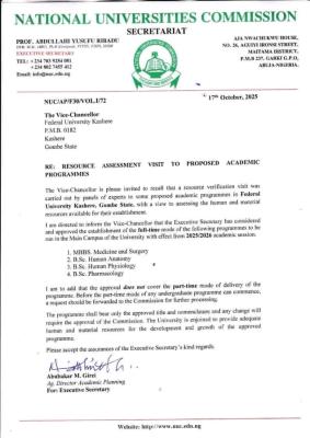 FUKashere gets approval to run 4 new part-time programmes