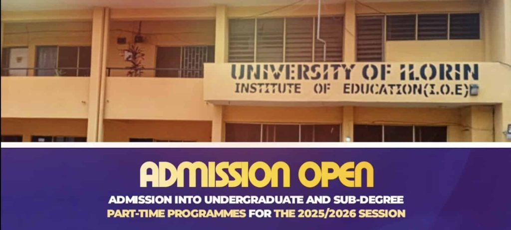 UNILORIN Part-Time Admission Form 2025/2026