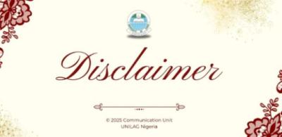 UNILAG scam alert notice to prospective postgraduate students