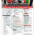 RECRUITMENT OF 50,000 CONSTABLES INTO THE NIGERIA POLICE FORCE